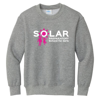  Unisex Youth Solar Prep Crewneck Sweatshirt Thumbnail