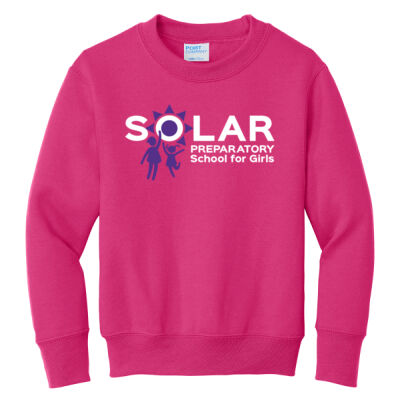 Unisex Youth Solar Prep Crewneck Sweatshirt Thumbnail